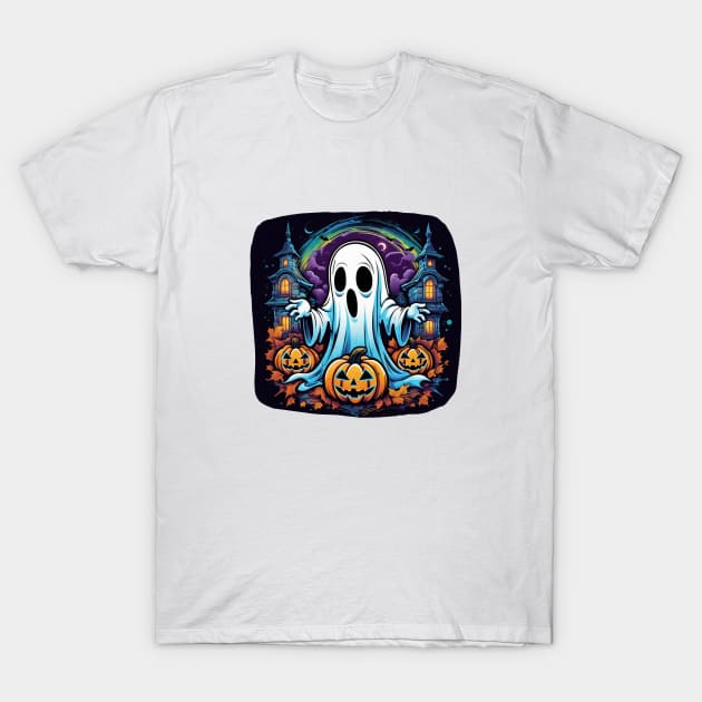 This is Boo Sheet T-Shirt by Cotton Candy Art